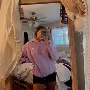 Nike Mens Sportswear Club Fleece Pullover in Purple.